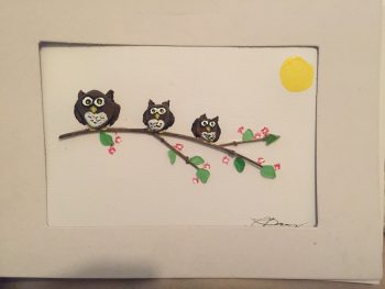 Beach Glass Framed Art Class Grand River Cellars Winery Restaurant