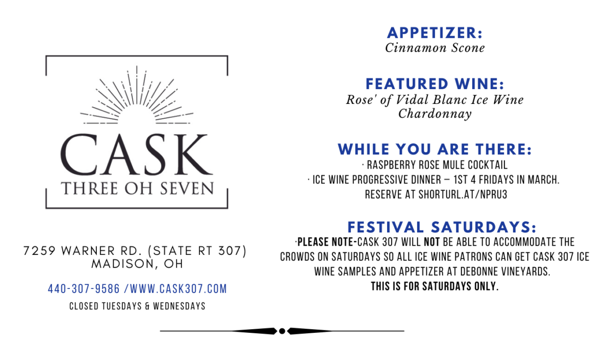 Ice Wine Festival 2023 Grand River Cellars Winery & Restaurant